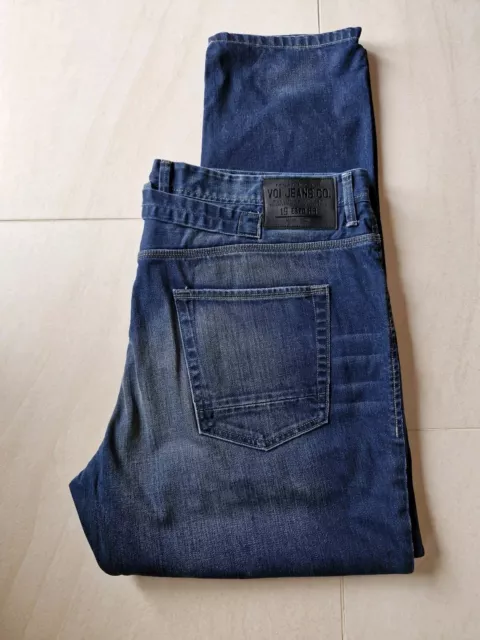 Mens Voi Jeans - Size 44W 32L Blue Denim Trousers Jeans