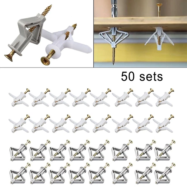 Expansion Plug Fiberboard Anti-Rotation Structure Design Drywall Anchor Kit