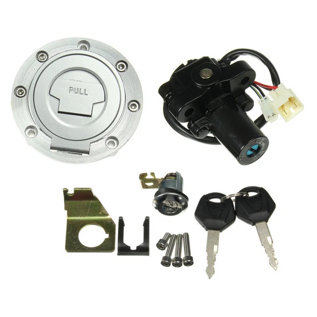Universal Motorcycle Modified Fuel Gas Ignition Switch Key Seat Lock Durable