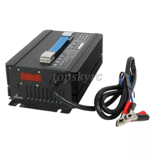 36V 18A Golf Cart Battery Charger Input 220V + Powerwise Cable D Style for EZ-GO