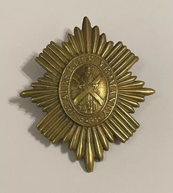 The 1st Airshire Yeomanry Helmet plate/belt badge.