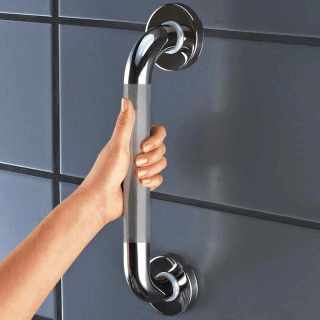 Maniglia di supporto Ridder 30 cm acciaio inox cromato maniglia per vasca maniglia doccia maniglia da parete Ridder