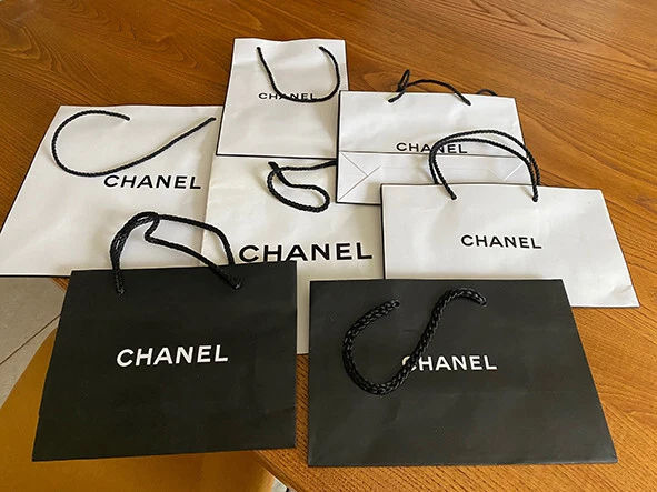 LOT DE 7 Sacs en papier CHANEL EUR 50,00 - PicClick FR