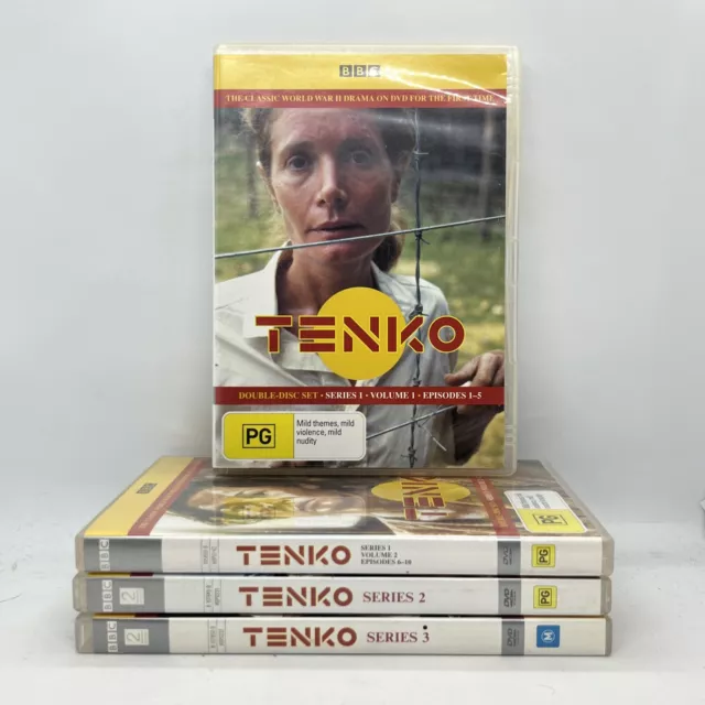 Tenko Complete Season 1 2 3 DVD Region 4 BBC World War 2 Drama Rare PAL R4