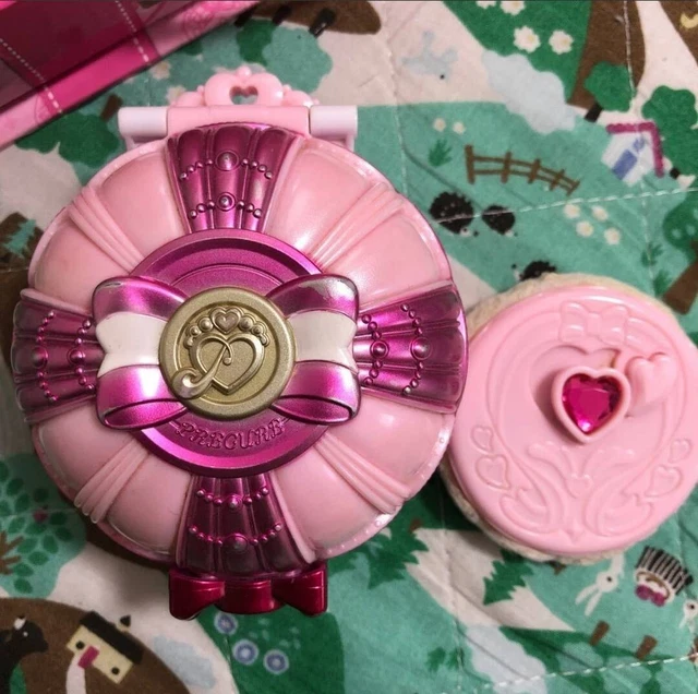 GLITTER FORCE SMILE Precure Girls Toy Set Pact Compact decor Charm