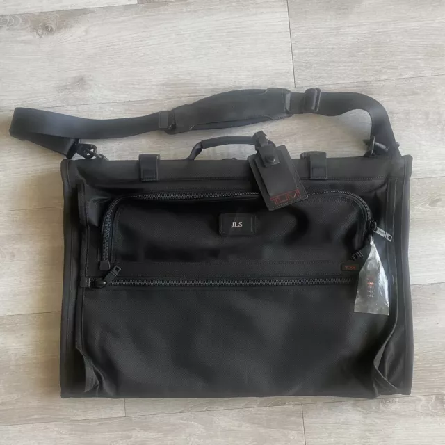 TUMI Alpha Tri-Fold Carry-On Travel Garment Bag Ballistic Nylon , Black 22133DH