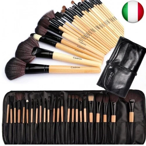 Pennelli Make Up,Cadrim 24 pezzi Set di pennelli professionali per trucco