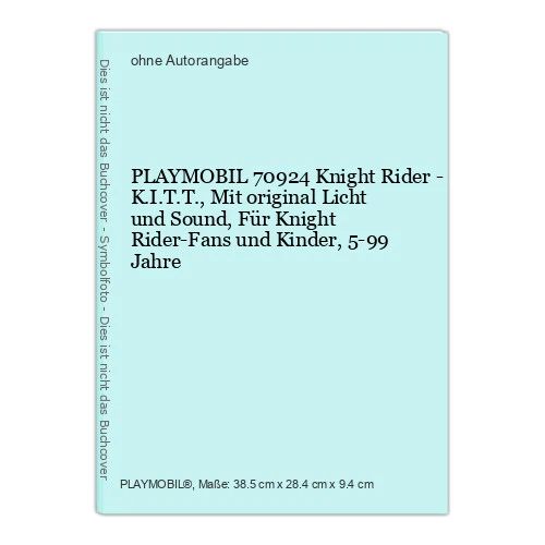 PLAYMOBIL 70924 Knight Rider - K.I.T.T., Mit original Licht und Sound, Für Knigh