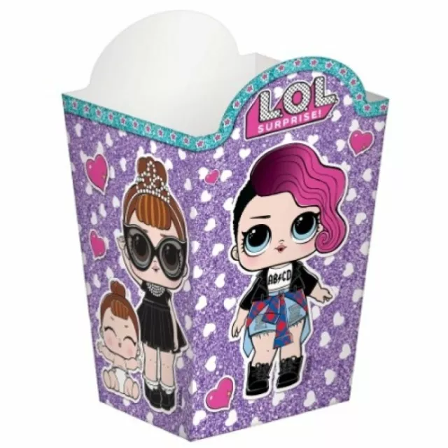 Lol Surprise Party Lolly Loot Popcorn Boxes Kids Favours Picnic Movie Night