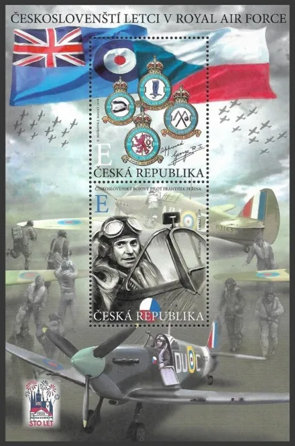 Tschechien Mi.Nr. Block 78** (2019) postfrisch/Piloten bei der Royal Air Force