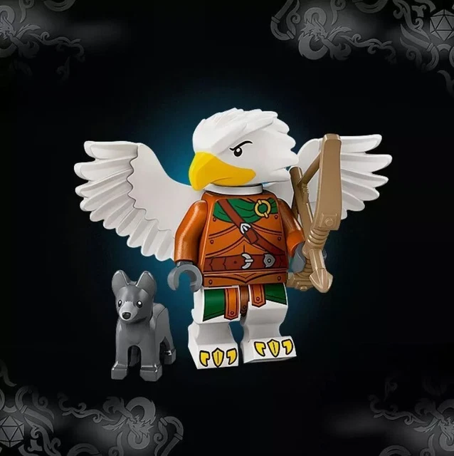 Lego Dungeons Dragons Aarakocra Ranger Minifigure Head Part Eagle Bird 71047 main image 1