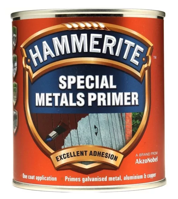 Hammerite - Red Special Metal Primer - One Coat - Quick Drying - All Sizes