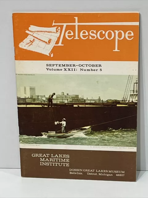 Telescope Journal Great Lakes Maritime Institute Dossin Museum 1973 Number 5