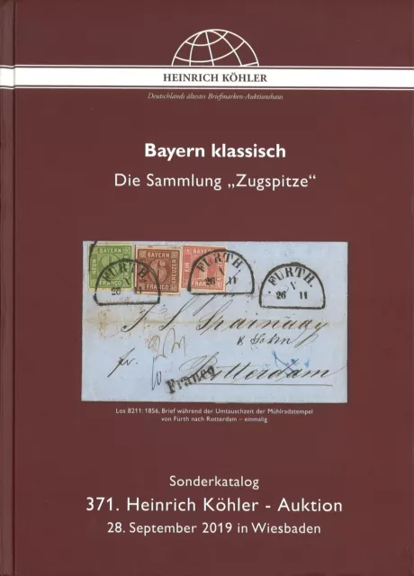 Asta online Heinrich Köhler 371 (2019): classica bavarese. "La collezione ""Zugspitze"