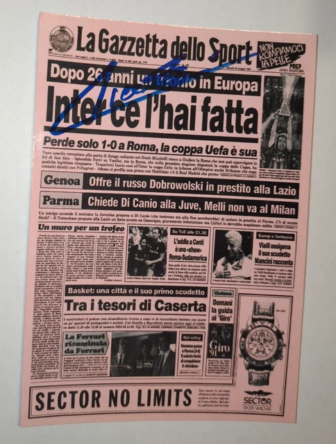 Gazzetta Dello Sport 3 Avril 2001 – Batistuta, Rui Costa, Montoya, Ferrari