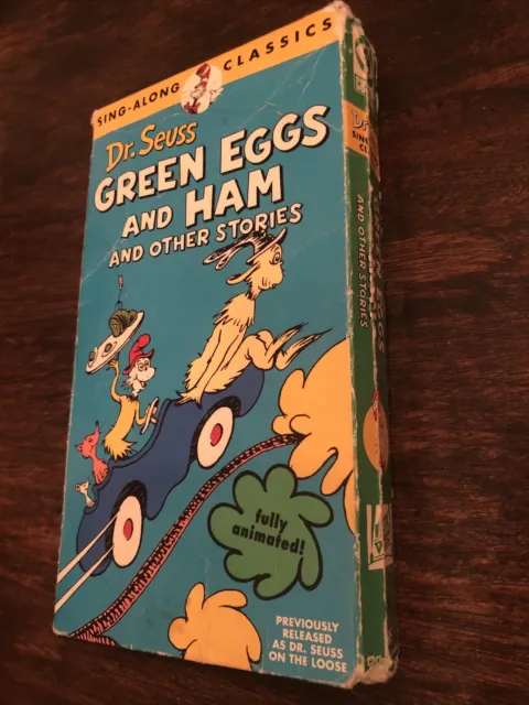 Vhs Tape Dr Seuss Green Eggs And Ham And Other Stories Sing Along
