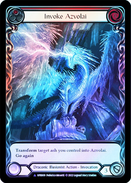 FAB COLD FOIL Invoke Azvolai // Azvolai (Marvel)  – Uprising Card # 009