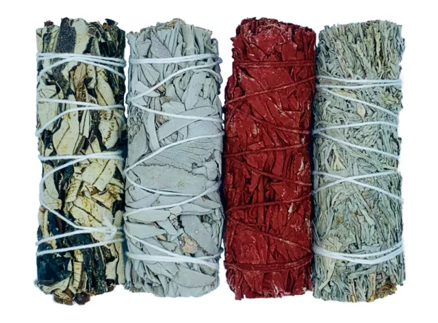 Sage Smudge Variety Pack (Set of 4) | Free Guide & Bonus Included