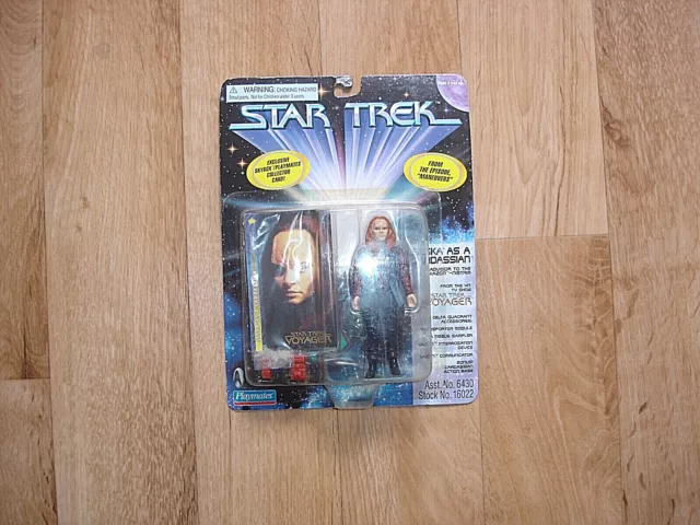 STAR TREK ENTERPRISE ACTION FIGUR NEU OVP USA 1998 RARE VINTAGE SESKA Kardassian