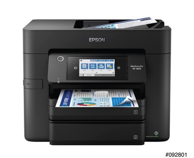 EPSON WORKFORCE PRO All-In-One Printer - WF-4833 *Extra Ink Included $100.00 - PicClick