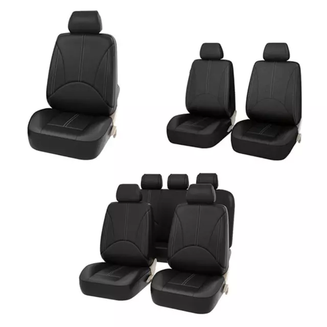 fr Four Seasons PU Leather Car Seat Covers Set Automobile Seat Protector Univers