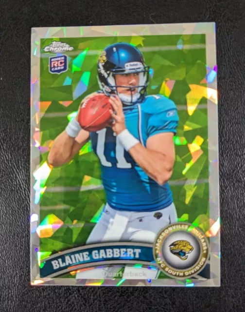 2011 Topps Chrome Crystal Atomic Refractor /139 🔥 Blaine Gabbert RC #55 Rookie