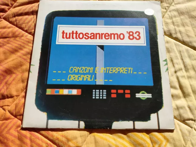 Tutto Sanremo 83 Doppio Disco In Vinile Lp (2 dischi) 2