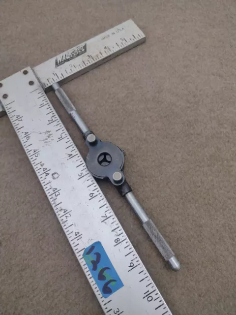 Vintage USA Craftsman Hex Die Stock Wrench Adjustable Guide Handle 52185 -VM-  .