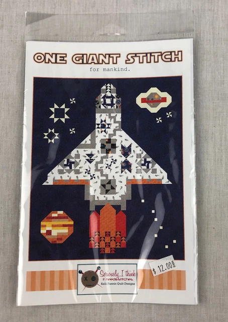 Patrón de edredón de punto gigante para la humanidad de Kelli Fannin Designs nave espacial