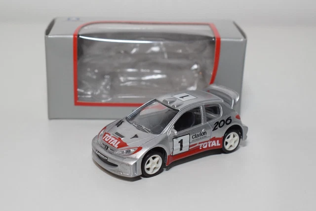 PEUGEOT 206 WRC PRESENTATION CAR 1998 Gris VITESSE 1:43