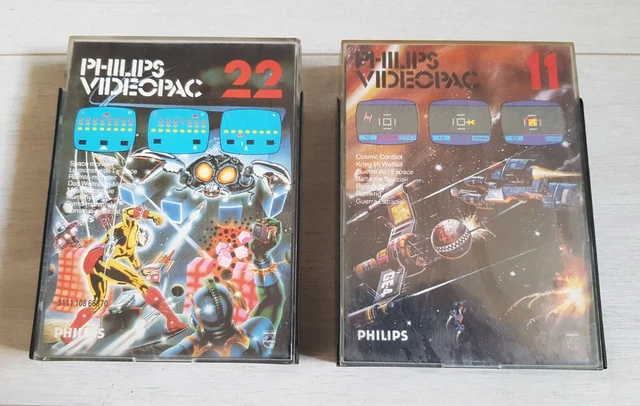 Philips - Videopac - G+ 7400 - Console De Jeux Vidéo + Jeux - Dans La Boite D Origine