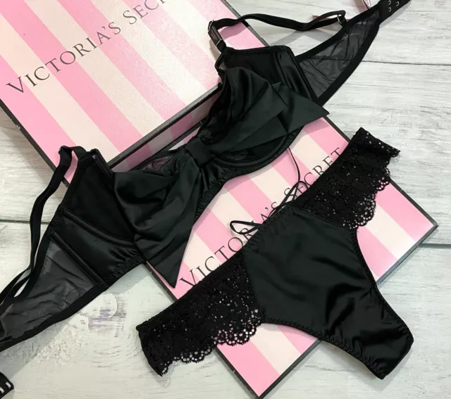 VICTORIAS SECRET DREAM ANGELS UNLINED CRYSTAL BOW