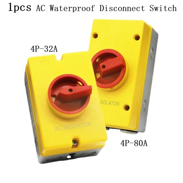 High Qulity Solar Panel Switch Isolation Switch DC 1000V Disconnect Switch