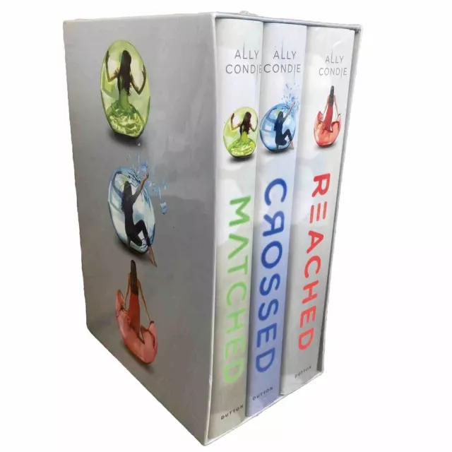 Matched Trilogy Box Set: Matched Crossed Reached HB Novels by Ally Condie SEALED