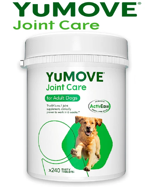 Lintbells YuMOVE Adult Dog Joint Supplement for Stiff Older Dogs 240 Tablets UK