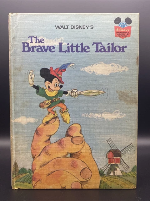 Disney’s The Brave Little Tailor Vintage Hardcover Children’s Book, 1974, 1st Ed