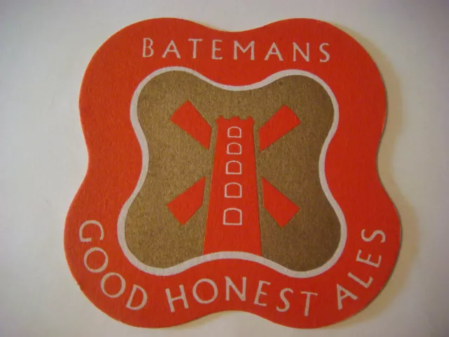 Beer Coaster: George Bateman and Son Brewery BATEMANS Good Honest Ales ~ ENGLAND
