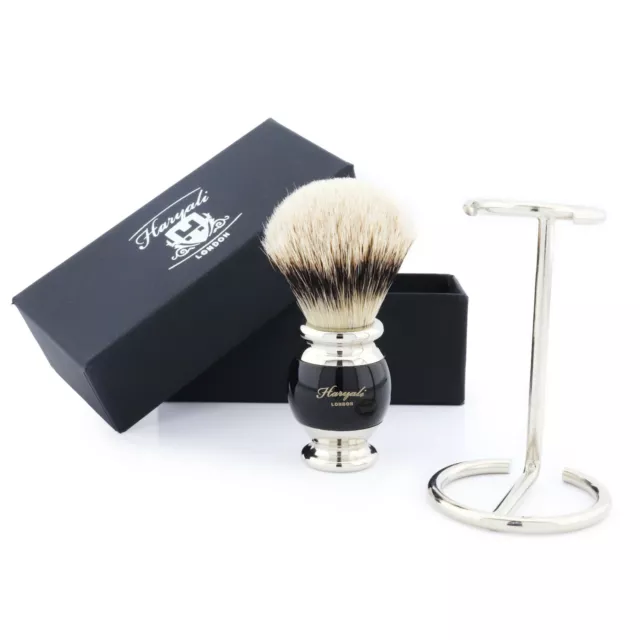 New Classic pure badger hair Shaving brush for men with stainless steel handle