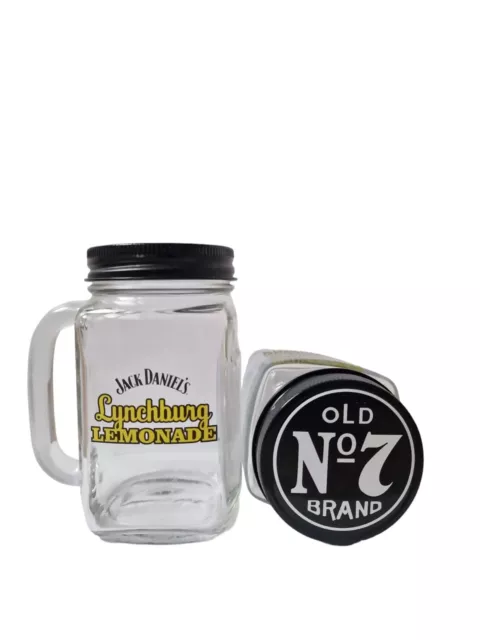 Official Jack Daniel's  Lynchburg Lemonade Mason Jar Glass