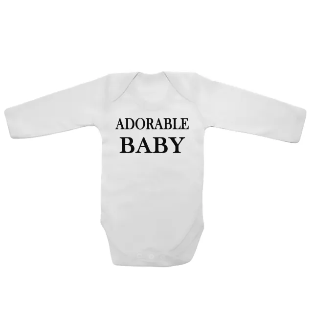Adorable Baby Baby Vests Bodysuits Grows Long Sleeve Funny Printed