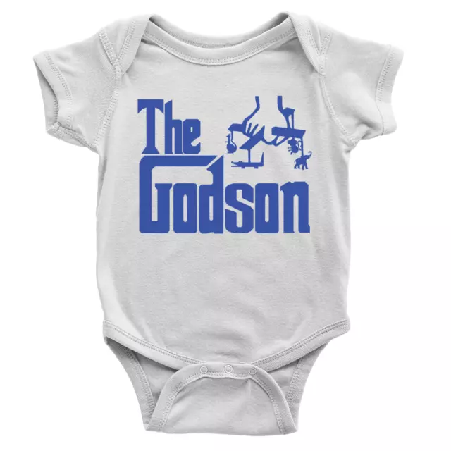 The Godson Babygrow Funny Godfather Style New Born Baby Present Gift Body Suit