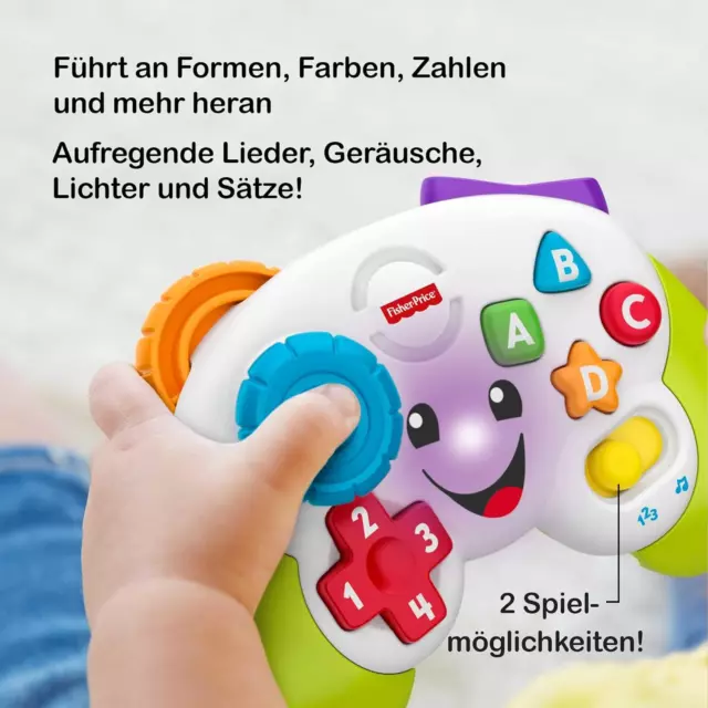 Lernspaß-Spiel-Controller | Spielzeug Mit Musik & Lichtern | Babyspielzeug Ab 6 3