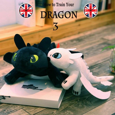 HOW TO TRAIN Your Dragon Toothless Soft Toy Plush 16 inches £9.00