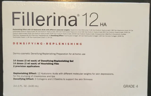 Fillerina 12 HA Densifying-Replenishing Gel Treatment GRADE 4 (2x30 mL)