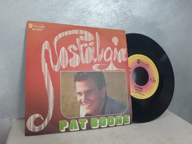 45 Giri Pat Boone April Love - Love Letters In The Sand. Abc Records