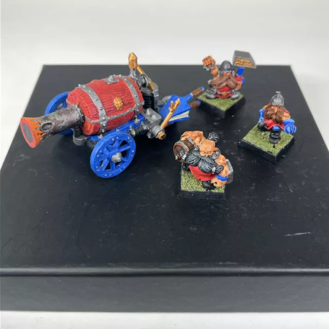 Dwarf Flame Cannon Old World Warhammer Fantasy Battles Games Workshop Metal