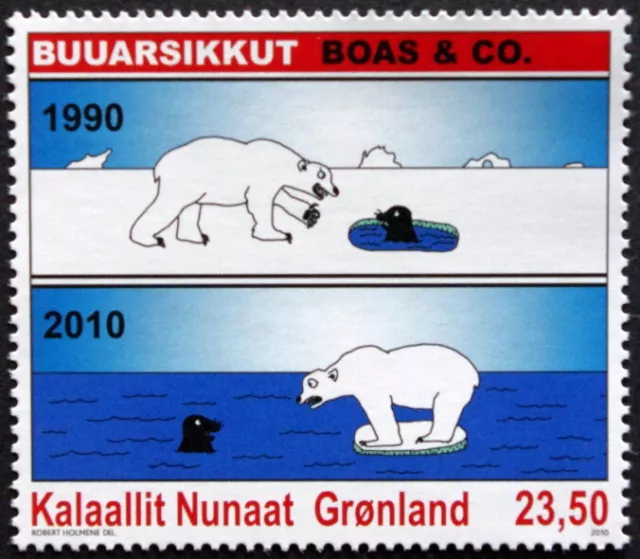 Greenland 2010 Comics, Boas & Co, Polar Bear & Seal, UNM / MNH