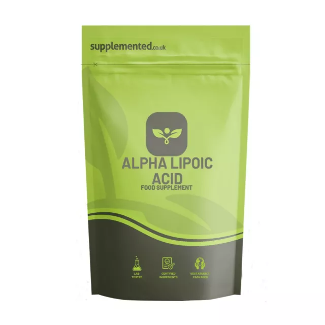 Alpha Lipoic Acid ALA 250mg 180 Capsules Antioxidant Metabolism Blood Sugar