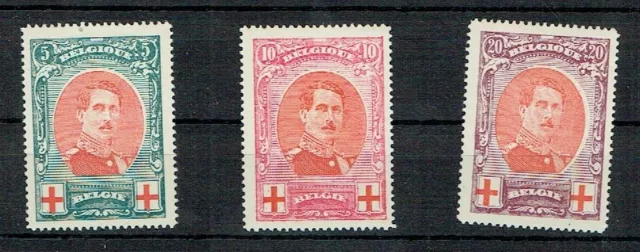 Belgium Mi.nr. 110 - 112 Clean Folded