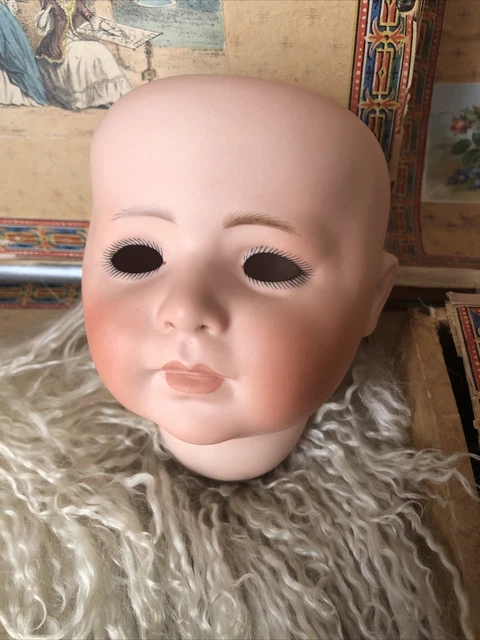 Antique Style Vintage Reproduction #1488 S&H Doll Head 1985… Needs Eyes